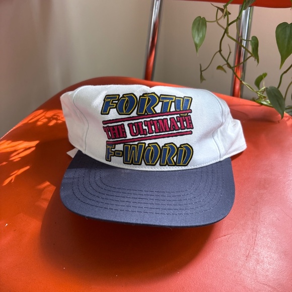 Vintage FORTY The ultimate F WORD Trucker hat snapback - Picture 7 of 7